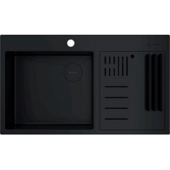 Кухонная мойка Omoikiri Akisame 86-2 Side gb (графит)
