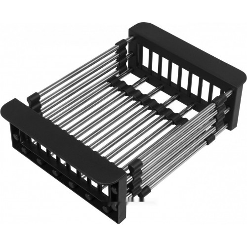 Кухонная мойка ARFEKA ECO AR мойка 500*500, коландер, дозатор BLACK DECOR MILLET GRAINS