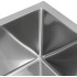 Кухонная мойка ARFEKA ECO AR мойка 500*500, коландер, дозатор SATIN DECOR MILLET GRAINS