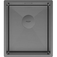 Кухонная мойка Paulmark Next 38 UNI PM213844-GM (черный/вороненая сталь)