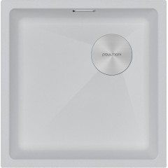 Кухонная мойка Paulmark IT-Granit Lumi 45 Uni-Skew LU45SK-WH (белый)