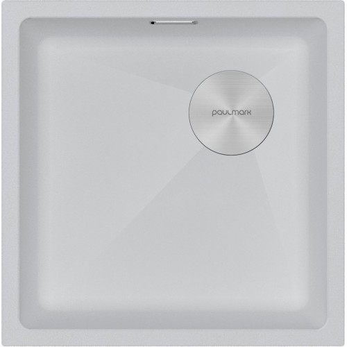 Кухонная мойка Paulmark IT-Granit Lumi 45 Uni-Skew LU45SK-WH (белый)