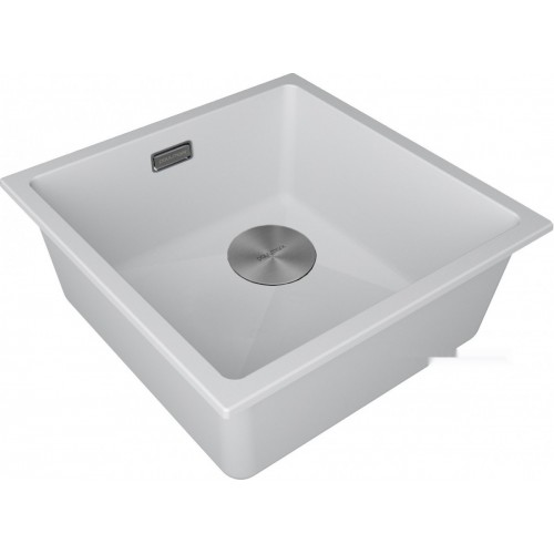 Кухонная мойка Paulmark IT-Granit Lumi 45 Uni-Skew LU45SK-WH (белый)