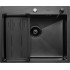 Кухонная мойка ARFEKA Eco AR мойка 600*500, коландер G, дозатор Black Decor Volcanic +CL AR G+DS AR