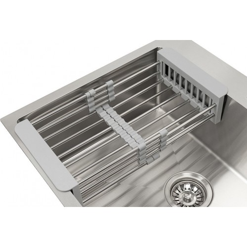 Кухонная мойка ARFEKA ECO AR мойка 600*500, коландер, дозатор SATIN DECOR VOLCANIC ROCK