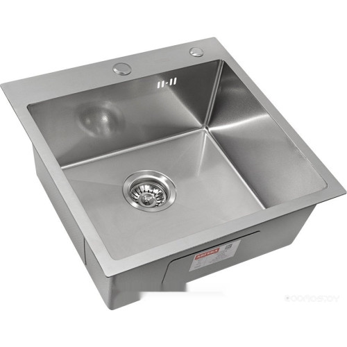 Кухонная мойка ARFEKA Eco AR 500*500 Satin Decor Volcanic Rock