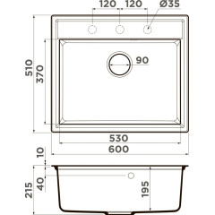 Кухонная мойка Omoikiri Daisen 60 WH (белый)