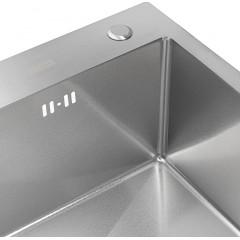 Кухонная мойка ARFEKA Eco AR мойка 600*500, коландер G, дозатор Satin Decor Volcanic +CL AR G+DS AR