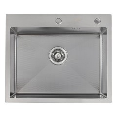 Кухонная мойка ARFEKA Eco AR мойка 600*500, коландер G, дозатор Satin Decor +CL AR G+DS AR