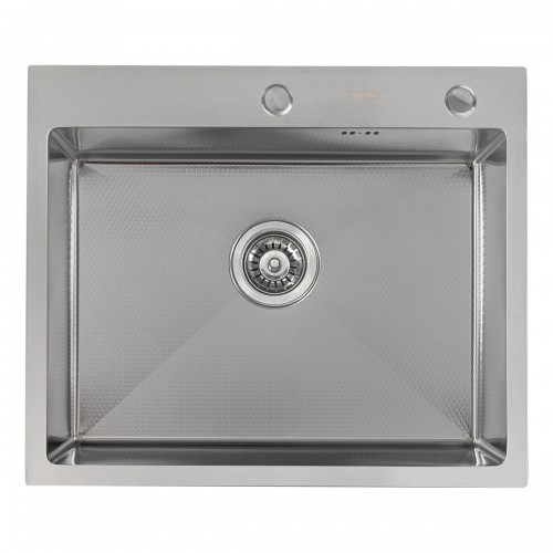 Кухонная мойка ARFEKA Eco AR мойка 600*500, коландер G, дозатор Satin Decor +CL AR G+DS AR