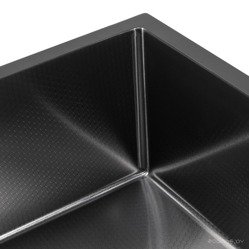 Кухонная мойка ARFEKA Eco AR мойка 600*500, коландер G, дозатор Black Decor +CL AR G+DS AR