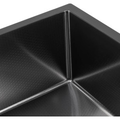 Кухонная мойка ARFEKA Eco AR мойка 450*500, коландер G, дозатор Black Decor +CL AR G+DS AR