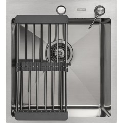 Кухонная мойка ARFEKA Eco AR мойка 450*500, коландер, дозатор SATIN DECOR MILLET GRAINS