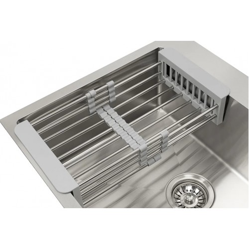 Кухонная мойка ARFEKA Eco AR мойка 450*500, коландер, дозатор SATIN DECOR MILLET GRAINS