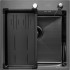 Кухонная мойка ARFEKA Eco AR мойка 500*500, коландер G, дозатор Black Decor Millet +CL AR G+DS AR