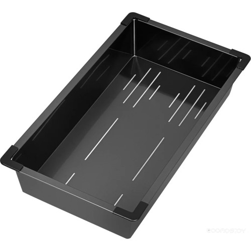 Кухонная мойка ARFEKA Eco AR мойка 500*500, коландер G, дозатор Black Decor Millet +CL AR G+DS AR