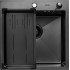 Кухонная мойка ARFEKA Eco AR мойка 500*500, коландер G, дозатор Black Decor Volcanic +CL AR G+DS AR
