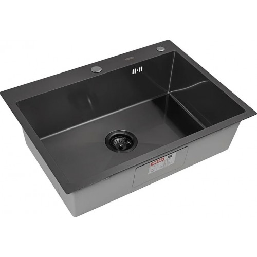 Кухонная мойка ARFEKA ECO AR 700*500 BLACK PVD NANO