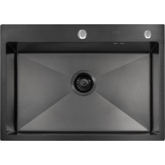Кухонная мойка ARFEKA ECO AR 700*500 BLACK PVD NANO DECOR