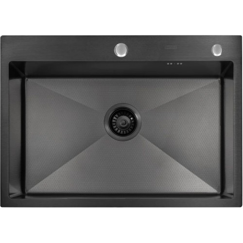 Кухонная мойка ARFEKA ECO AR 700*500 BLACK PVD NANO DECOR