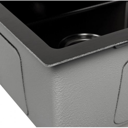 Кухонная мойка ARFEKA ECO AR 700*500 BLACK PVD NANO DECOR