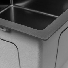 Кухонная мойка ARFEKA ECO AR 700*500 BLACK PVD NANO DECOR MILLET GRAINS