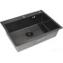 Кухонная мойка ARFEKA ECO AR 700*500 BLACK PVD NANO DECOR VOLCANIC ROCK