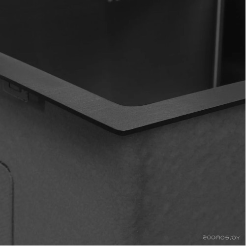 Кухонная мойка ARFEKA ECO AR 700*500 BLACK PVD NANO DECOR VOLCANIC ROCK