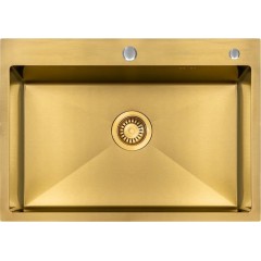 Кухонная мойка ARFEKA ECO AR 700*500 GOLD PVD NANO