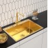 Кухонная мойка ARFEKA ECO AR 700*500 GOLD PVD NANO