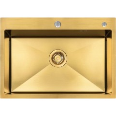 Кухонная мойка ARFEKA ECO AR 700*500 GOLD PVD NANO DECOR