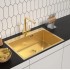 Кухонная мойка ARFEKA ECO AR 700*500 GOLD PVD NANO DECOR