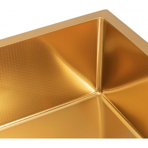 Кухонная мойка ARFEKA ECO AR 700*500 GOLD PVD NANO DECOR