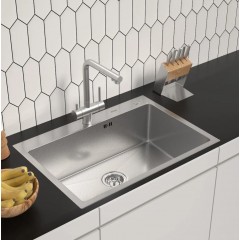 Кухонная мойка ARFEKA ECO AR 700*500 SATIN DECOR MILLET GRAINS