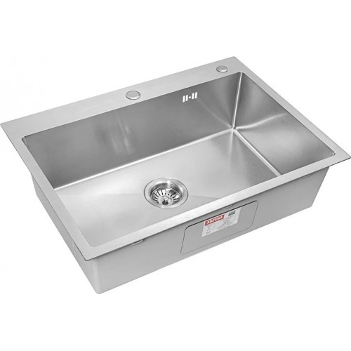 Кухонная мойка ARFEKA ECO AR 700*500 SATIN DECOR VOLCANIC ROCK