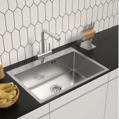 Кухонная мойка ARFEKA ECO AR 700*500 SATIN DECOR VOLCANIC ROCK