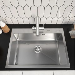 Кухонная мойка ARFEKA ECO AR 700*500 SATIN DECOR VOLCANIC ROCK