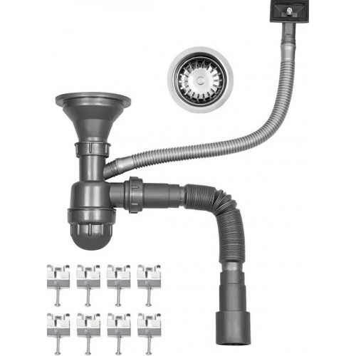 Кухонная мойка ARFEKA ECO AR 700*500 SATIN DECOR VOLCANIC ROCK