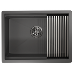 Кухонная мойка Granula KS-6045U (графит матовый)