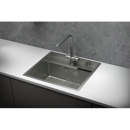 Кухонная мойка Granula KS-6051 (сталь матовая)