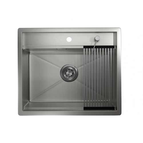 Кухонная мойка Granula KS-6051 (сталь матовая)