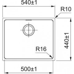Кухонная мойка Franke FEX 210-50 127.0688.782 (стальной)