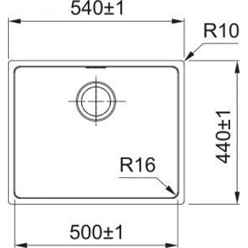 Кухонная мойка Franke FEX 210-50 127.0688.782 (стальной)