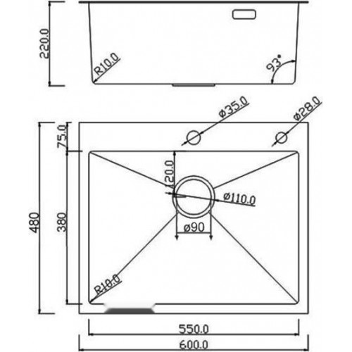 Кухонная мойка Roxen Snake 560220-60-GS PVD Gold золотая/текстурная (с коландером и дозатором)