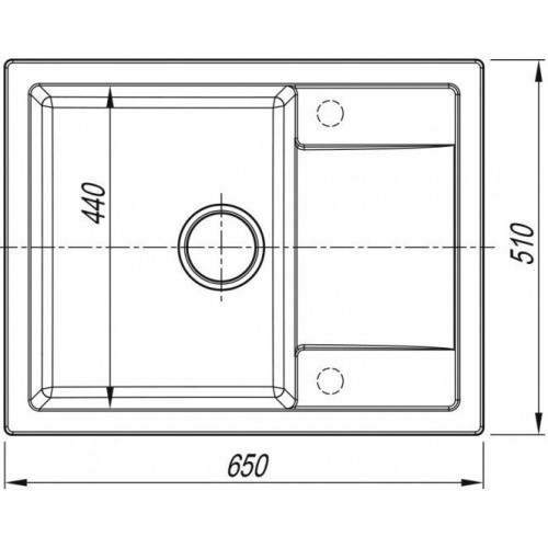 Кухонная мойка ARFEKA ZIA 65 Shadow Grey