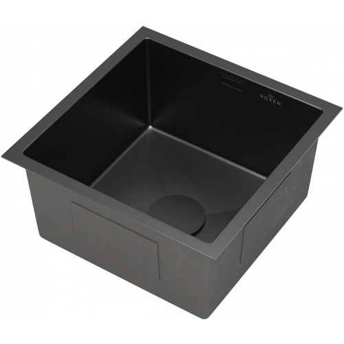 Кухонная мойка Roxen Uno 560210-44B (набор ролл-мат, дозатор)