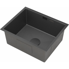 Кухонная мойка Roxen Uno 560210-54BS (набор ролл-мат, дозатор, сифон)