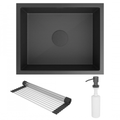 Кухонная мойка Roxen Uno 560210-54BS (набор ролл-мат, дозатор, сифон)