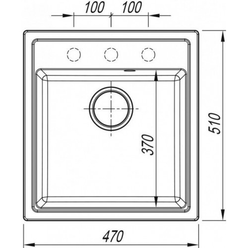Кухонная мойка ARFEKA Dalago 47 Shadow Grey