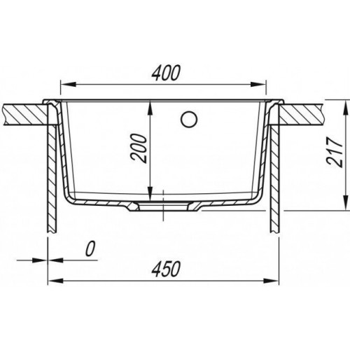 Кухонная мойка ARFEKA Dalago 47 Shadow Grey
